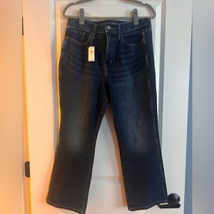 Banana Republic cropped boot cut jeans